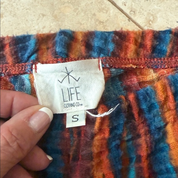 Colorful Striped Wide Leg Pants - Picture 6 of 7